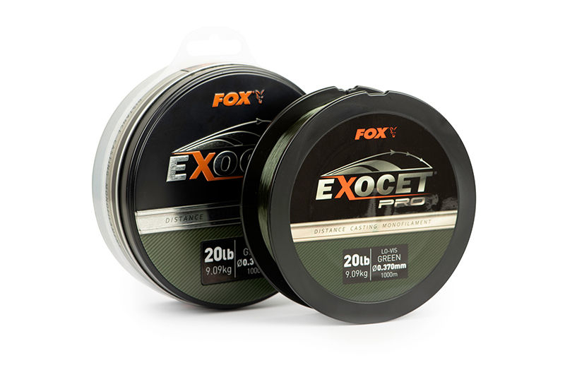 Fir monofilament Fox Exocet Pro (LV Green) 18lbs x1000m [2]
