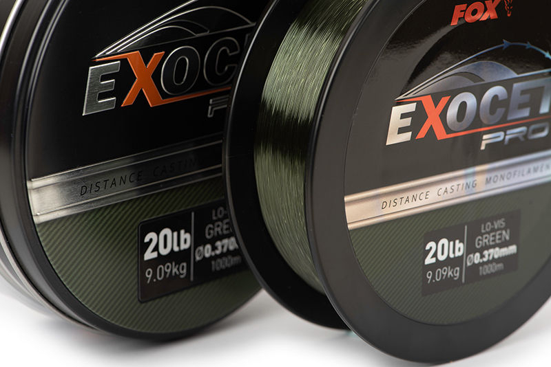 Fir monofilament Fox Exocet Pro (LV Green) 18lbs x1000m [6]