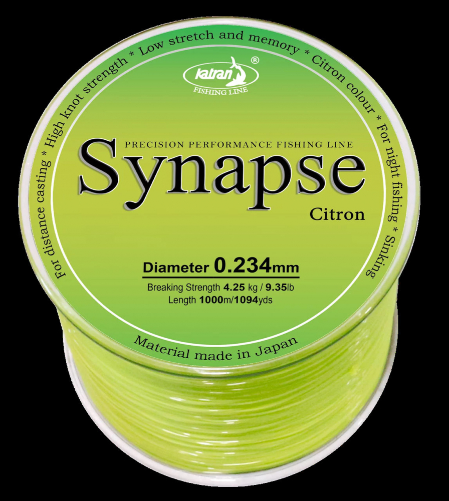 Леска KATRAN SYNAPSE Citron 0.261mm 1000m [2]