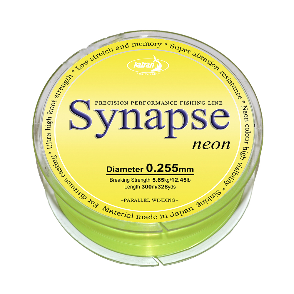 Леска монофиламент Katran Synapse Neon 0,255 мм, 300 м [1]