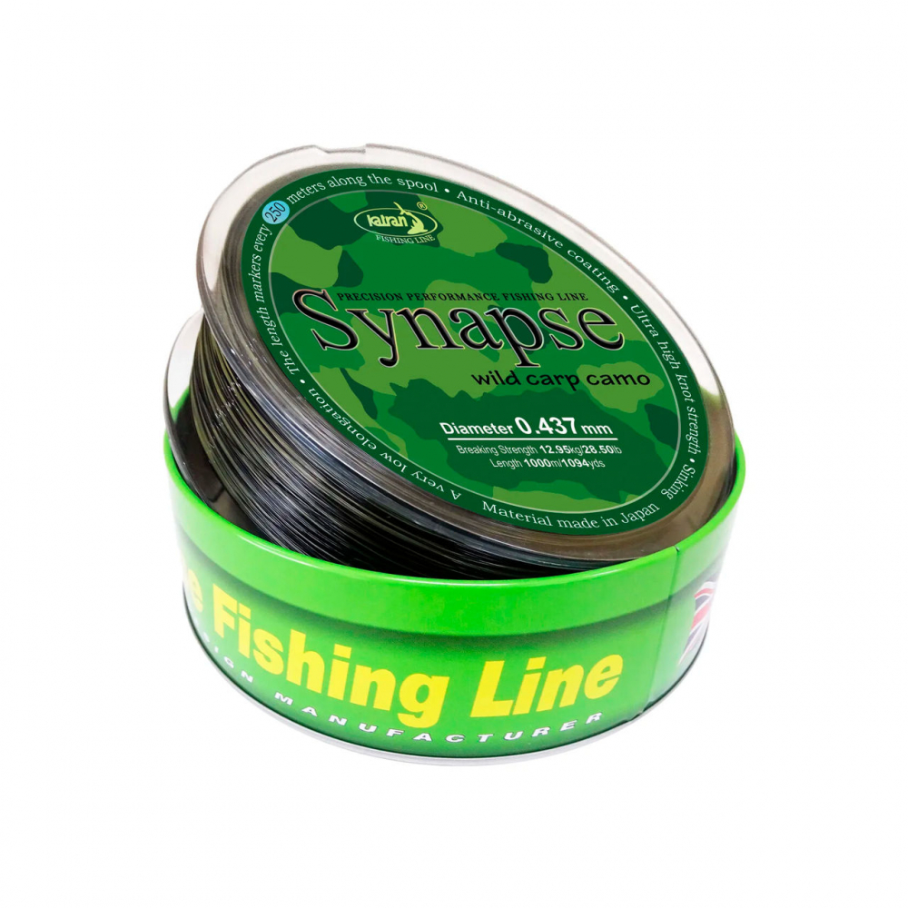 Леска KATRAN SYNAPSE Wild Carp camo 0.371mm 1000m [3]