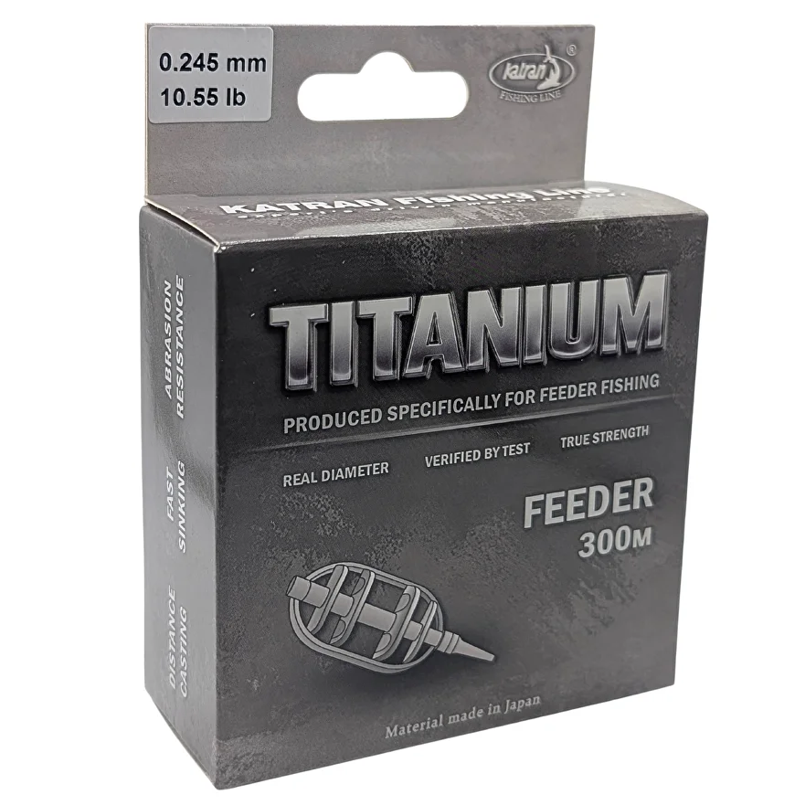 Fir monofilament KATRAN TITANIUM Feeder 0.245mm, 300m [5]