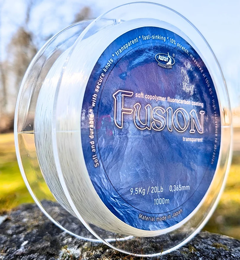 Fir principal Katran FUSION, transparent, fluorocarbon coated 0.365mm 1000m [5]