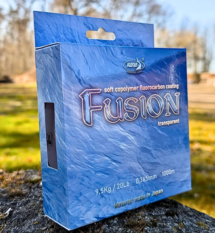 Fir principal Katran FUSION, transparent, fluorocarbon coated 0.365mm 1000m [6]
