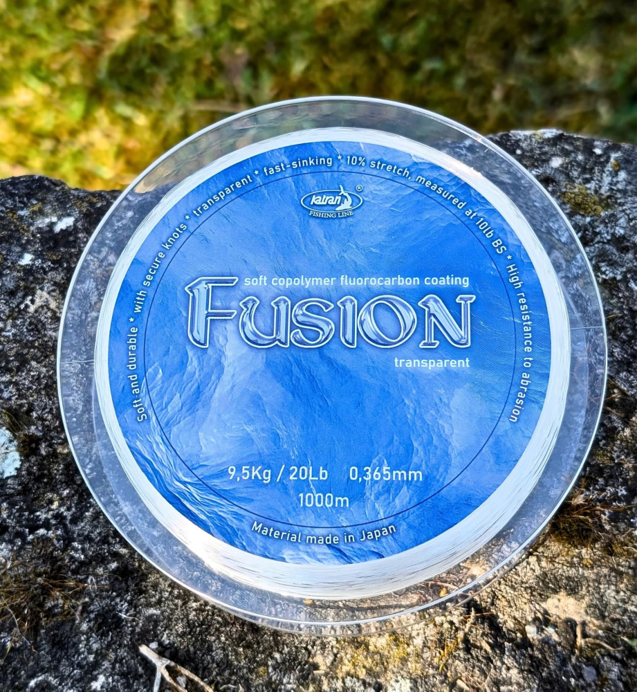 Fir principal Katran FUSION, transparent, fluorocarbon coated 0.365mm 1000m [2]