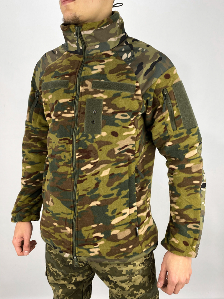 Geaca flis tactical FLEECE 320 POLAR, ТТХ multicam, cu amplificare softshell (52) [1]
