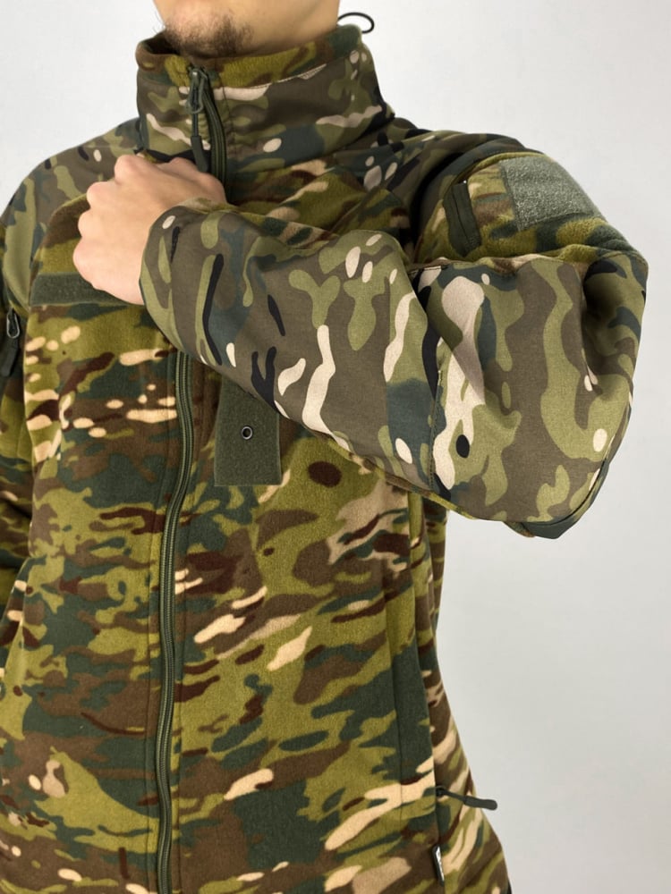 Geaca flis tactical FLEECE 320 POLAR, ТТХ multicam, cu amplificare softshell (54) [3]