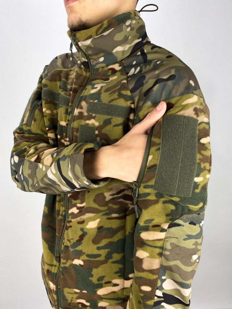 Geaca flis tactical FLEECE 320 POLAR, ТТХ multicam, cu amplificare softshell (54) [4]