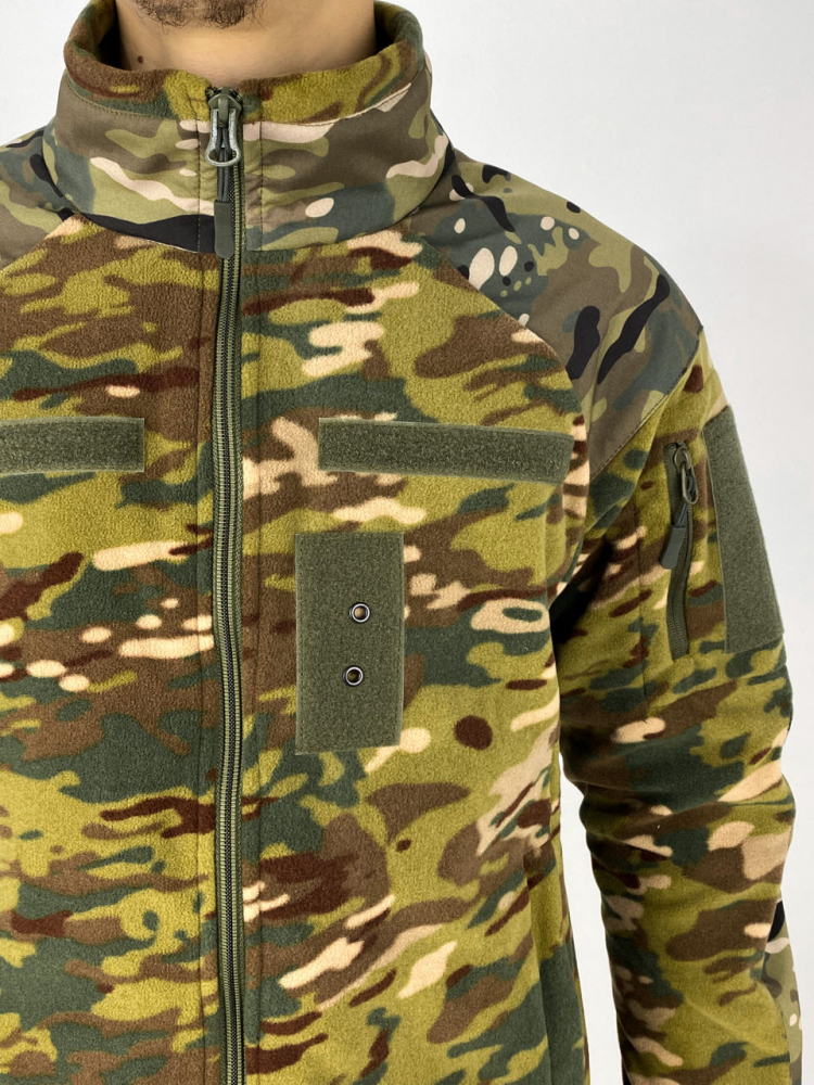 Geaca flis tactical FLEECE 320 POLAR, ТТХ multicam, cu amplificare softshell (54) [2]