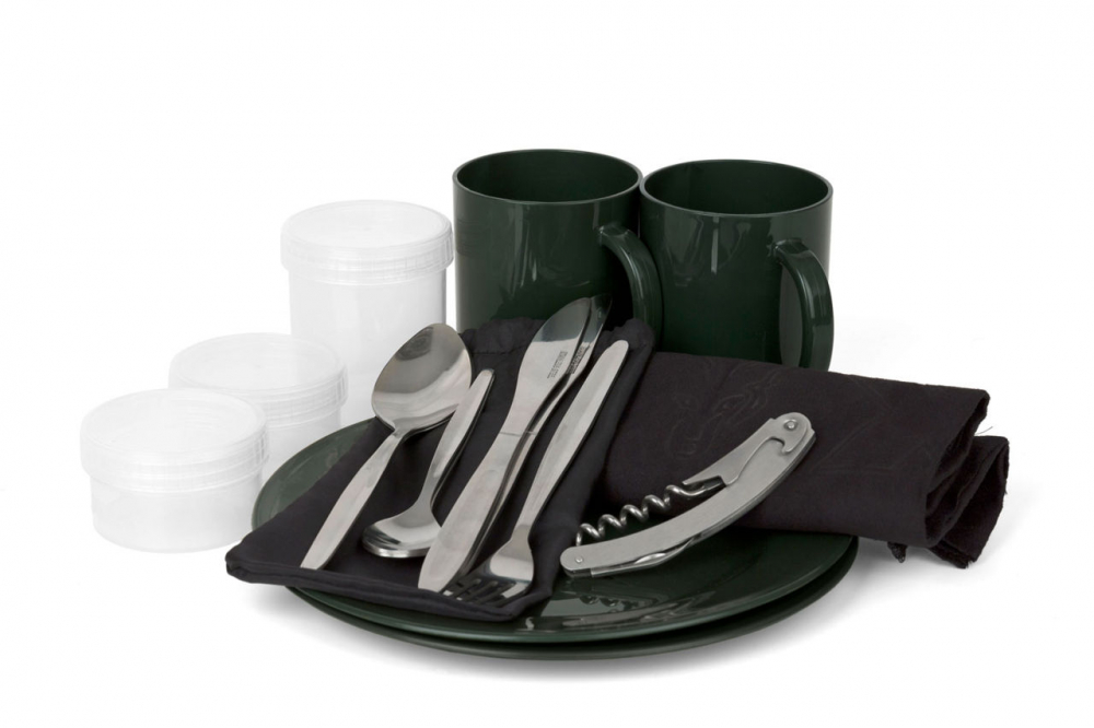 Geanta cu set vesela 2 persoane Fox R-Series Cooler Food, 55x41x38cm [4]