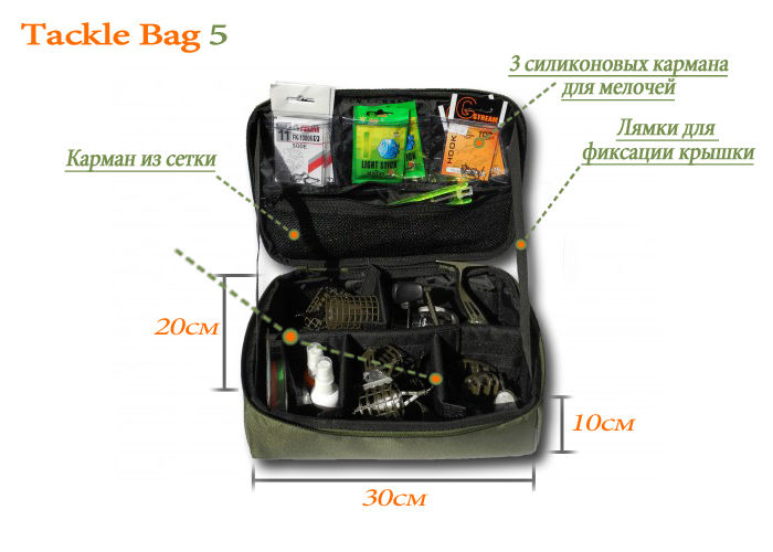 Сумка для снастей LeRoy Tackle Bag 5 [3]