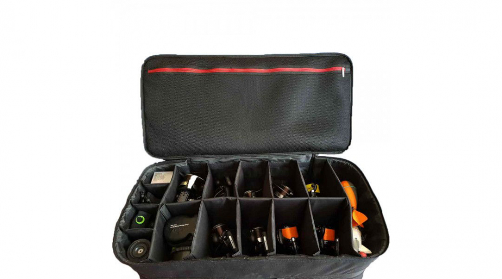 Geanta pentru 10 mulinete LeRoy Reel Case 10 negru [1]