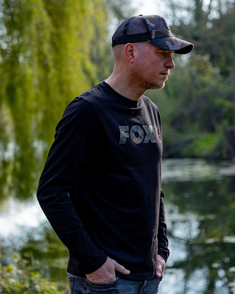 Батник Fox Long Sleeve Black/Camo T-Shirt LS-S [3]