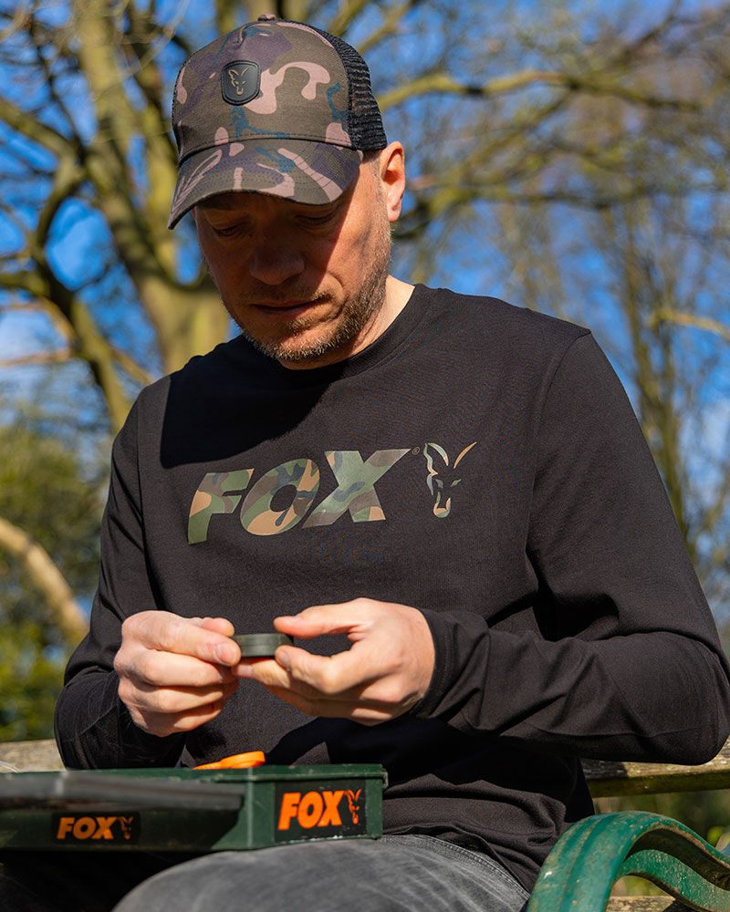 Батник Fox Long Sleeve Black/Camo T-Shirt LS-S [4]