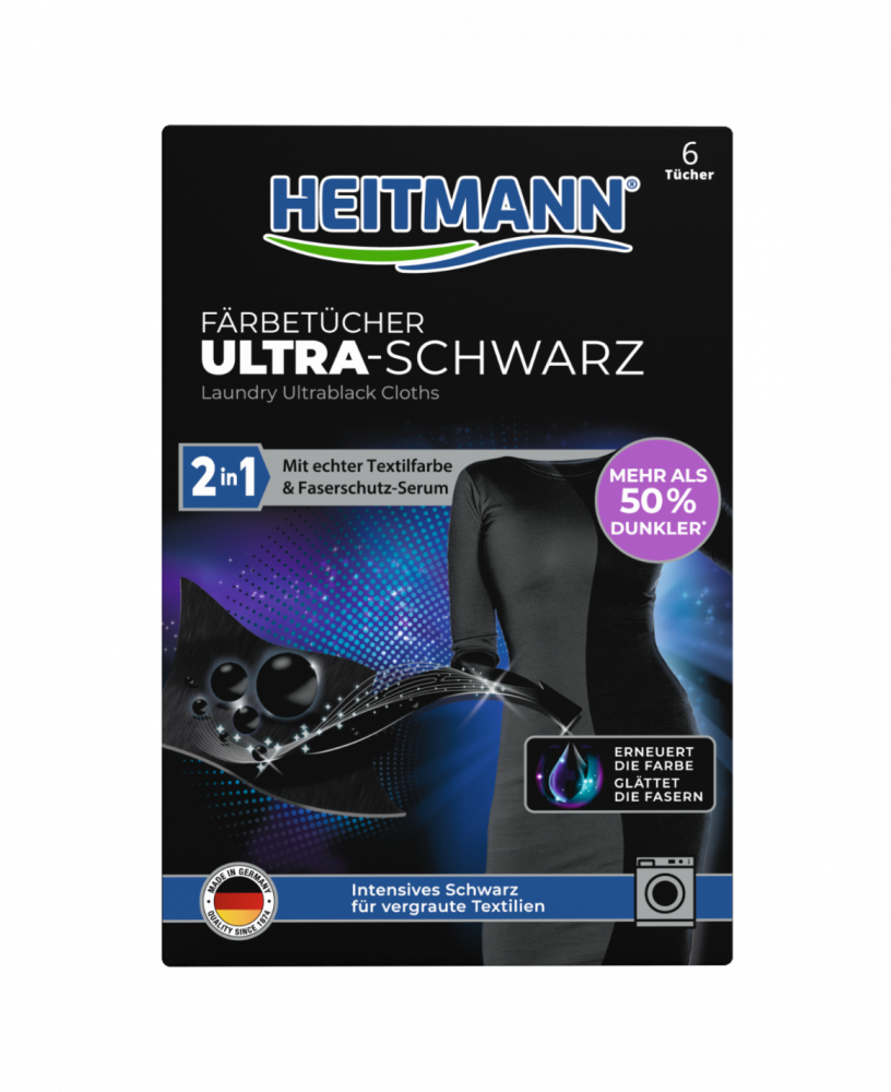 Heitmann - Șervețele pentru haine negre, 6 buc. [1]