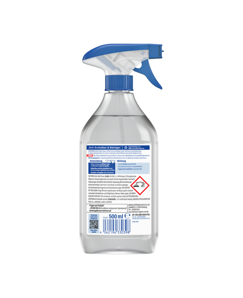 HEITMANN Soluţie Anti-Calcar, 500ml [2]