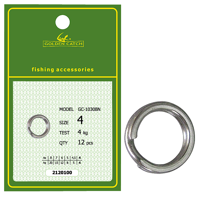 Заводное кольцо GC Split Ring 1030BN №5(12шт) [1]