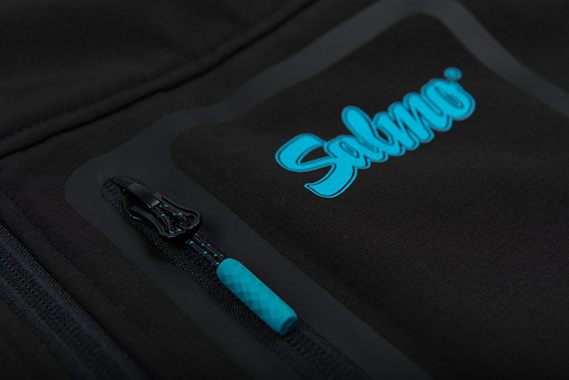 Jacheta SOFT SHELL SALMO JACKET, BLACK & BLUE [7]
