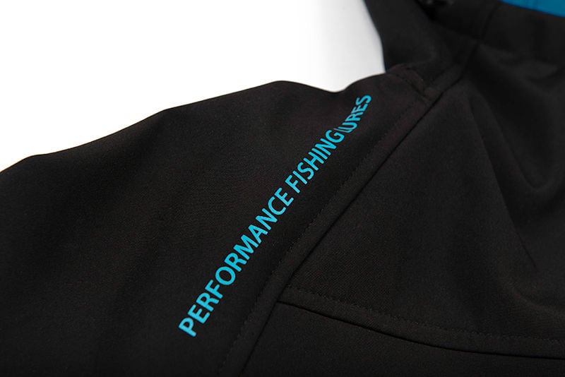 Jacheta SOFT SHELL SALMO JACKET, BLACK & BLUE [11]