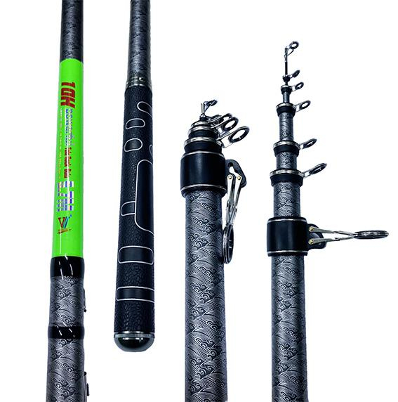 Lanseta 10H CU INELE Powerful Tele Pole 6.3m, 80-160g, sec. 6 [1]
