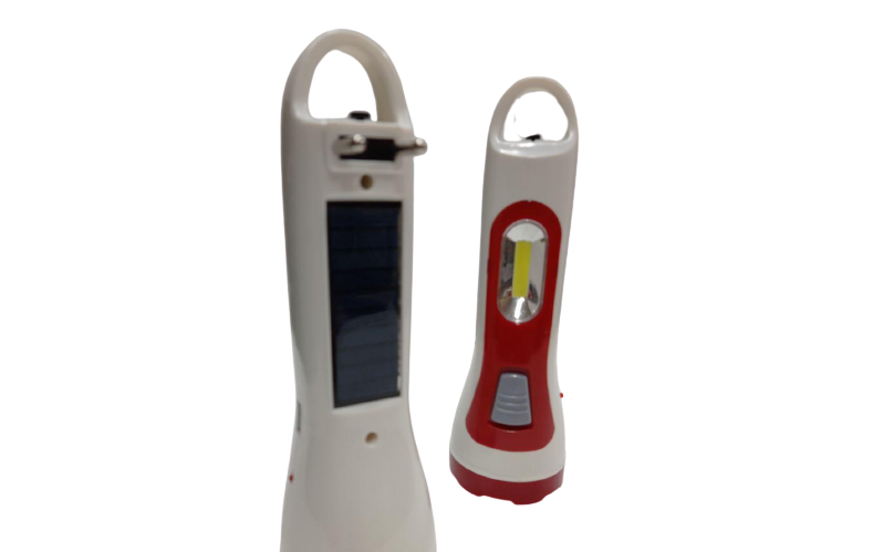 Фонарик на аккумуляторе LED F3-13834 с солнечной батареей [3]