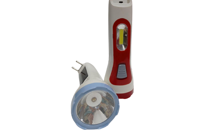 Фонарик на аккумуляторе LED F3-13834 с солнечной батареей [4]