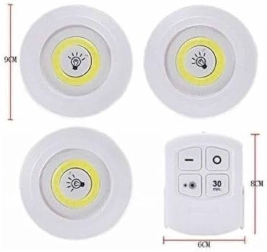 LED bec WATTON WT-364 3in1, cu telecomanda, rotunde [1]