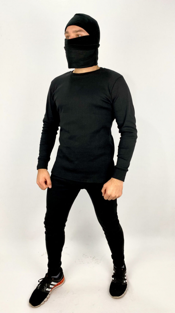 Lenjerie termica complect ТТХ bumbac negru (L) [1]