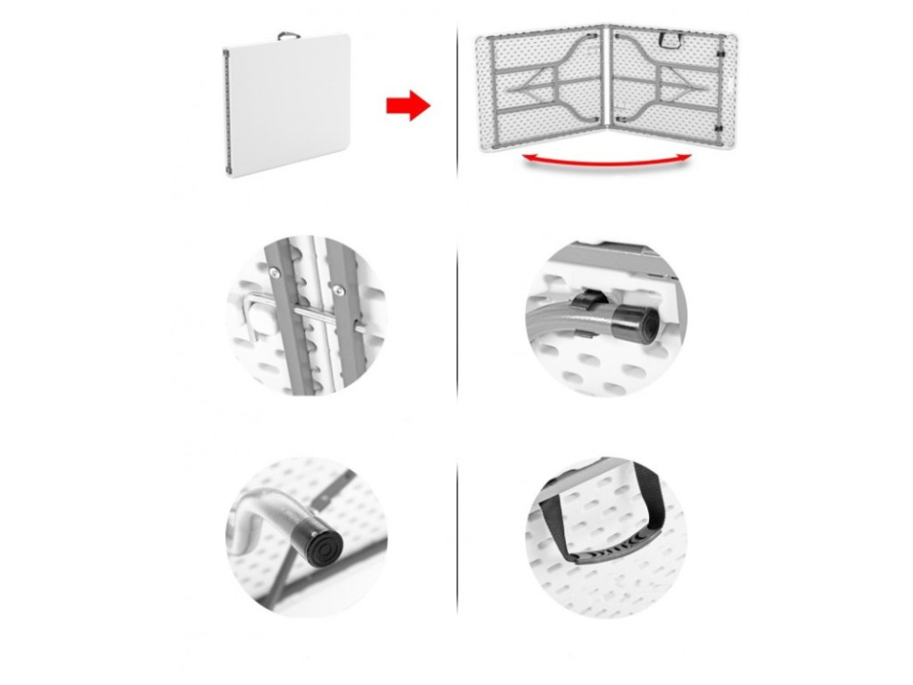 Masa pliabila Bord Foldbar 180*75*75cm [2]