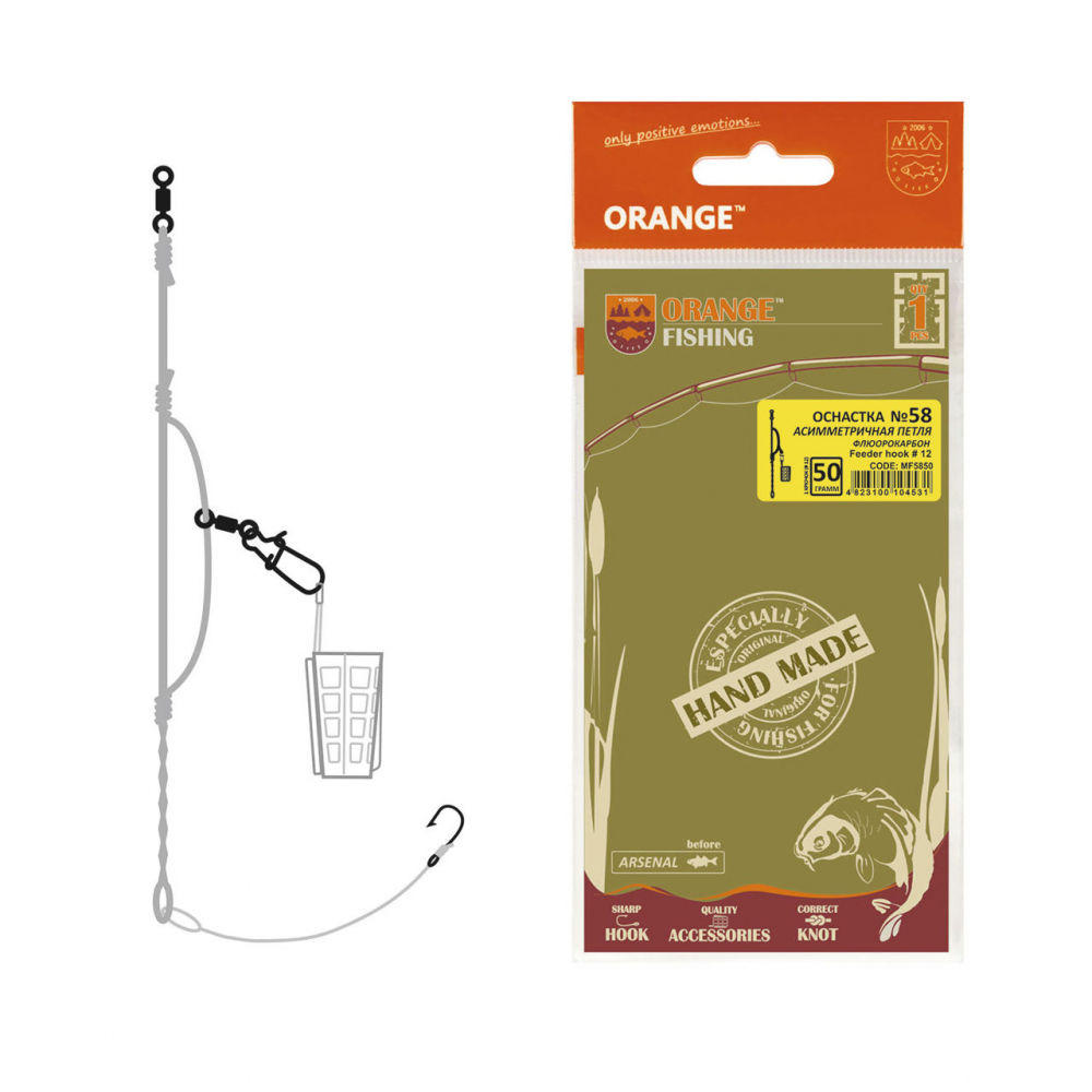Montura feeder+nod Asimetric 1cr*№12*50gr [1]