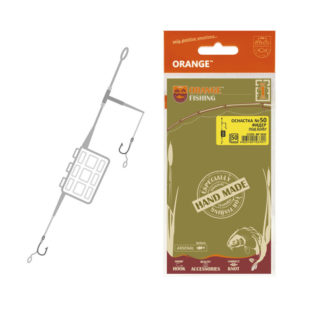 Montura la crap (feeder IN-LINE) 2cr*№4*60gr [1]
