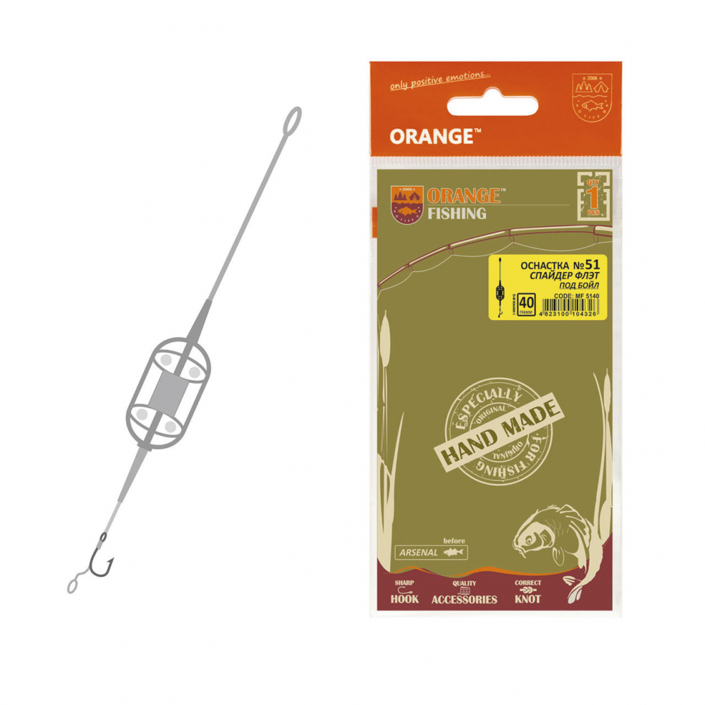 Монтаж карповый (SPIDER FLAT) 1кр*№4*60гр [1]
