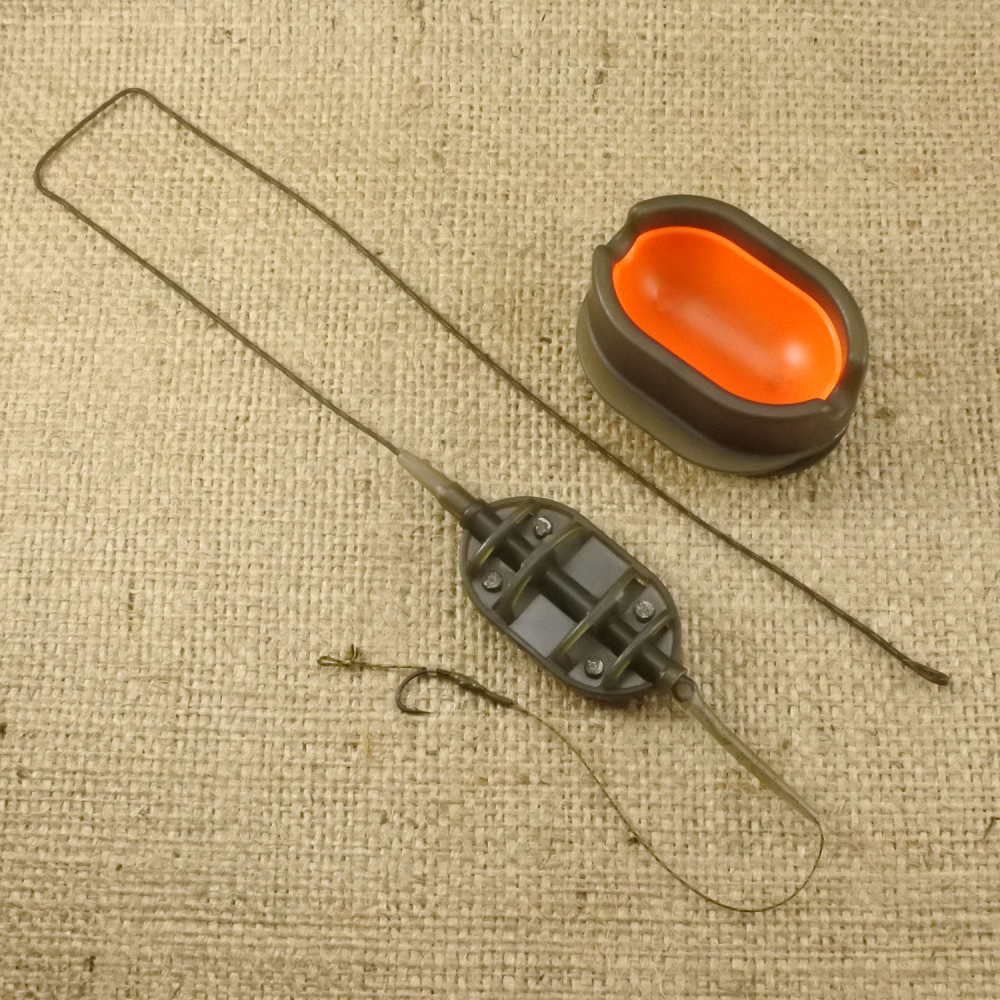 Montura ORANGE Crap Method Flat + Press Forma 1 ac, #4, 30g [2]