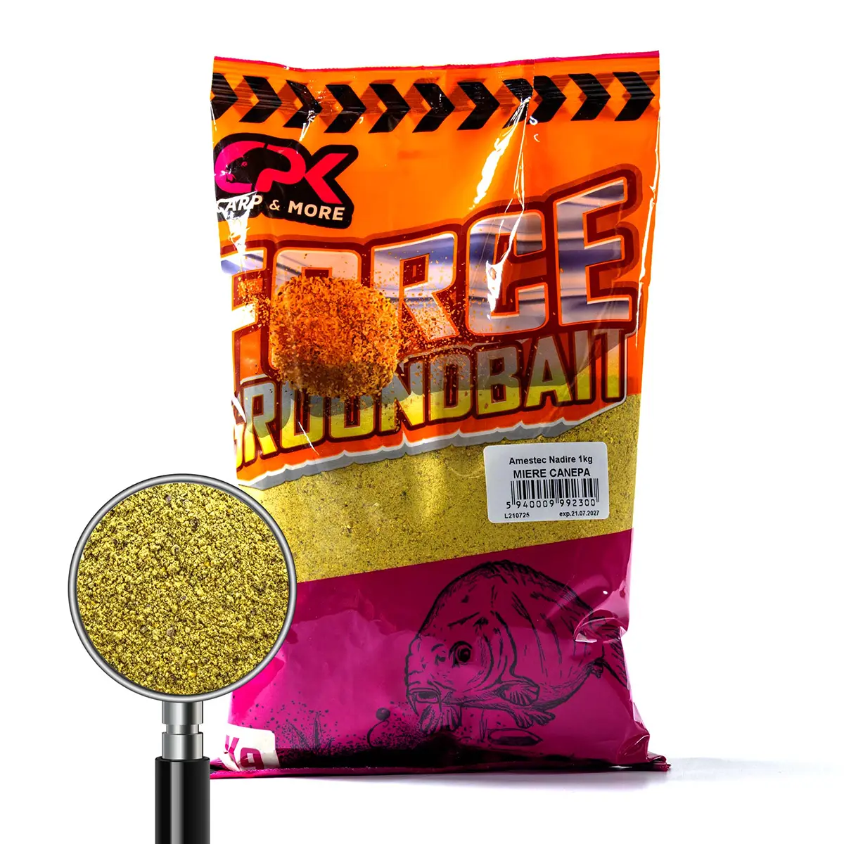 ПРИКОРМКА CPK FORCE GROUNDBAIT МЕД & КОНОПЛЯ, 1кг [1]