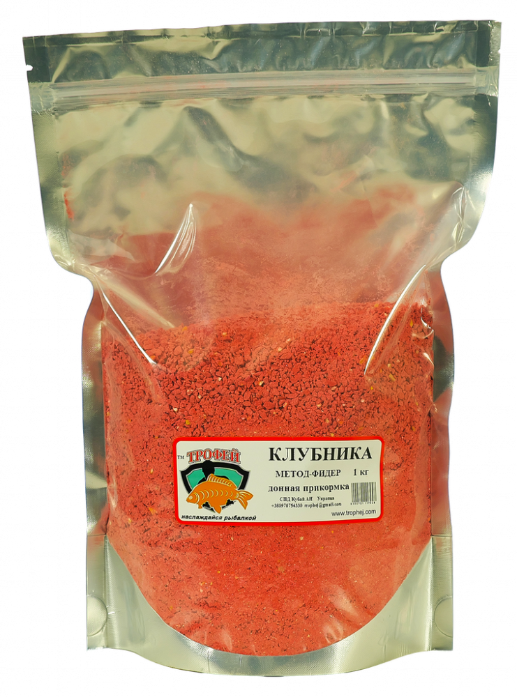 Методная прикормка Клубника 1kg [1]
