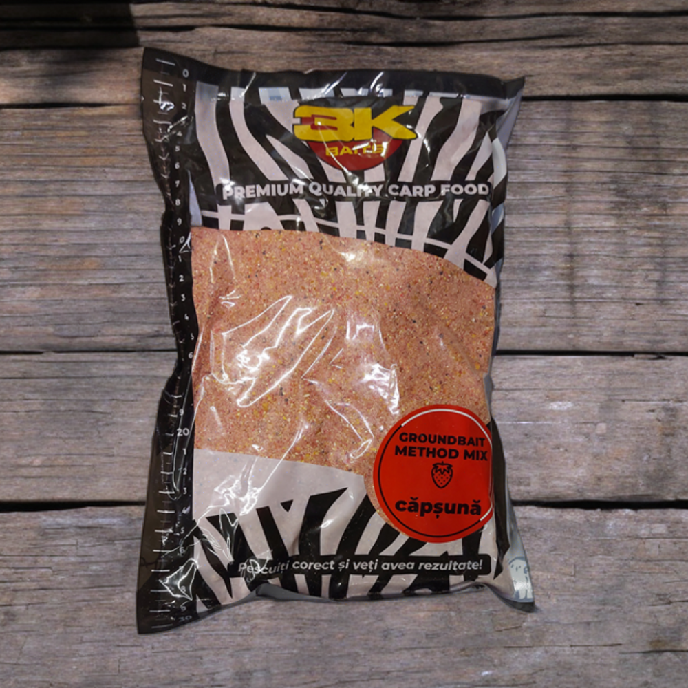 Nada pentru method Groundbait Method Mix 3K Baits Capsuna [1]