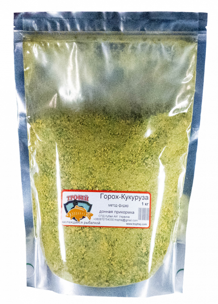 Методная прикормка Горох-Кукуруза 1kg [1]