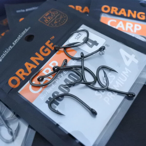 ORANGE крючок карповый (тефлоновый, премиум) серия 4 №8 HC0408 [2]