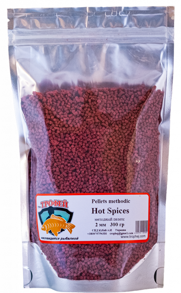 Pellets method Hot Spices 2mm 300gr TRAFEI [1]