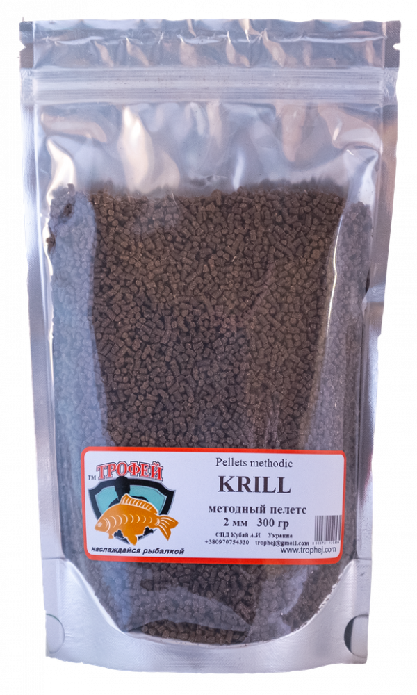 Pellets method Krill 2mm 300gr TRAFEI [1]