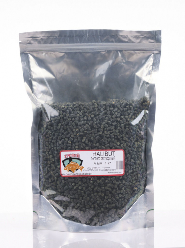 Pellets prafuitor Halibut 4mm 1kg TRAFEI [1]