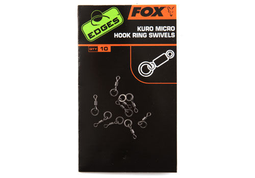 Вертлюг с кольцом FOX EDGES™ Kuro Micro Hook Ring Swivels - x 10 [1]