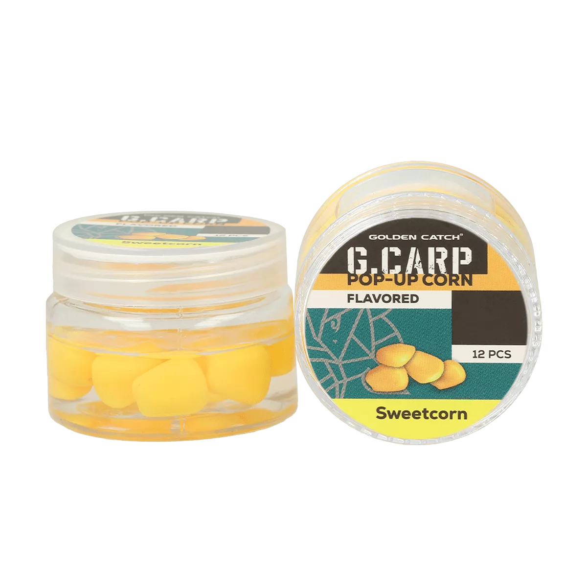 Porumb Silicon în dip GC G.Carp Pop-Up Flavored  Sweetcorn 10mm, 12buc. [1]