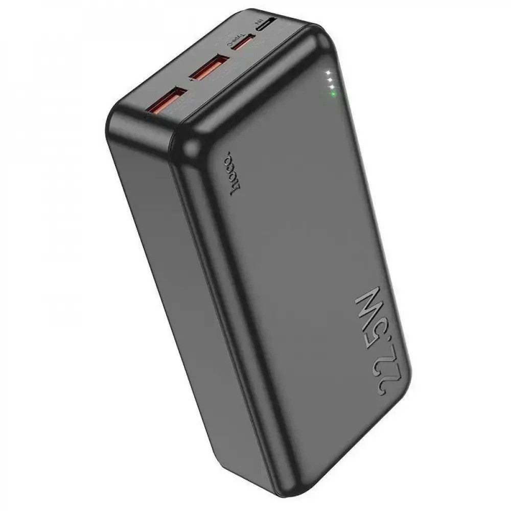 Портативный акумулятор 30.000mAh Hoco J101B Astute 22.5W fully compatible Black [3]