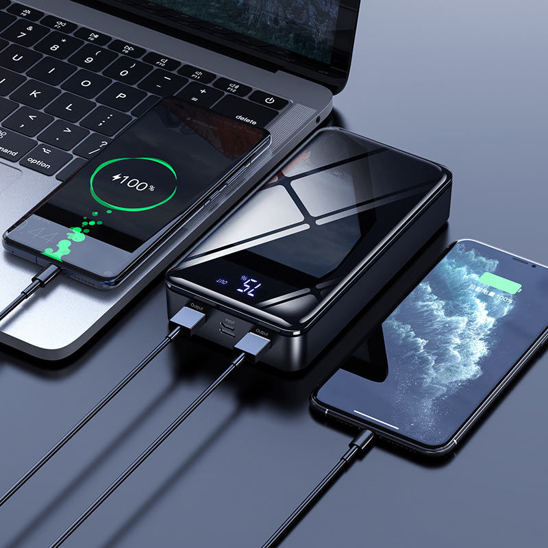 Портативный акумулятор 30000mAh BOROFONE BJ8 Extreme black [1]
