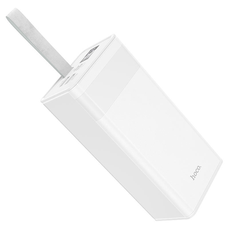 Портативный акумулятор 40 000mAh Hoco J86 Powermaster fully compatible PD20W/QC/LCD/Lamp White [4]