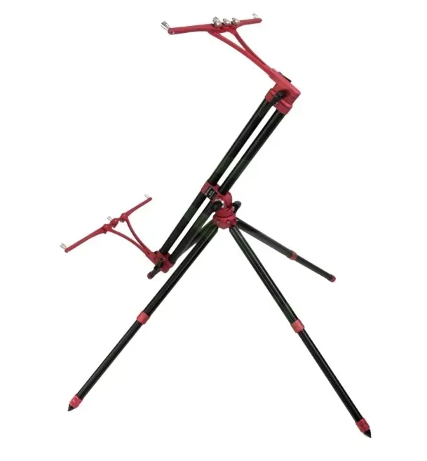 Rod Pod Meccanica Vadese REVOLUTION 4 RODS BLACK TUBES & REDS JOINTS [2]