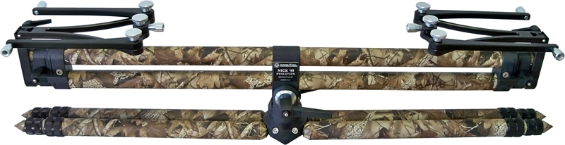 Rod Pod Meccanica Vadese REVOLUTION 4 RODS BROWN CAMOUFLAGE TUBES & BLACK JOINTS [3]