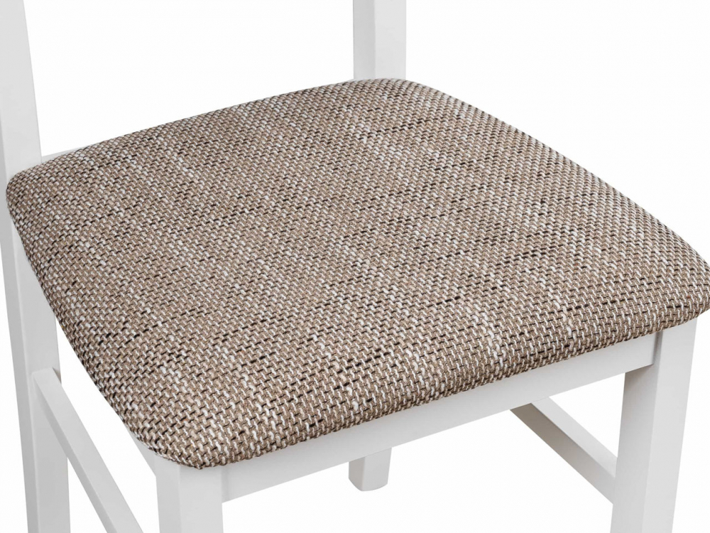 Scaun BOSS alb cu material deschis la culoare [3]