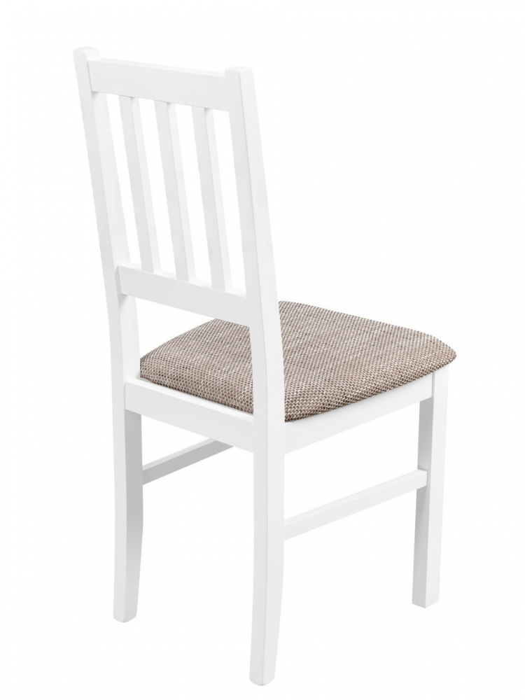 Scaun BOSS alb cu material deschis la culoare [2]